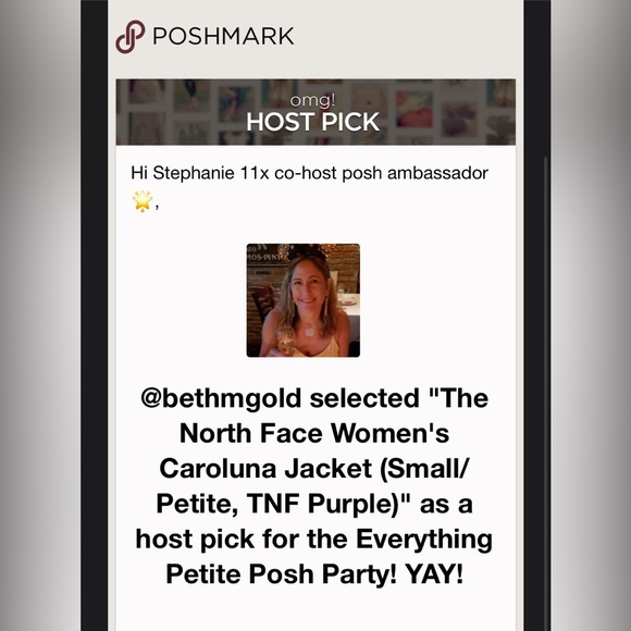 🎊 2x HP 🎊 The North Face Women's Caroluna Jacket (Small/Petite, TNF Purple) - Picture 13 of 14